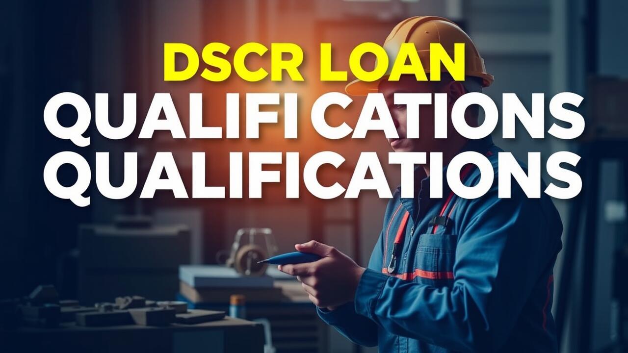 DSCR Loan Qualifications